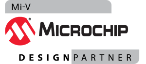 Microchip Mi-V Design Partner logo