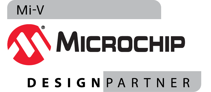 Microchip Mi-V Design Partner logo