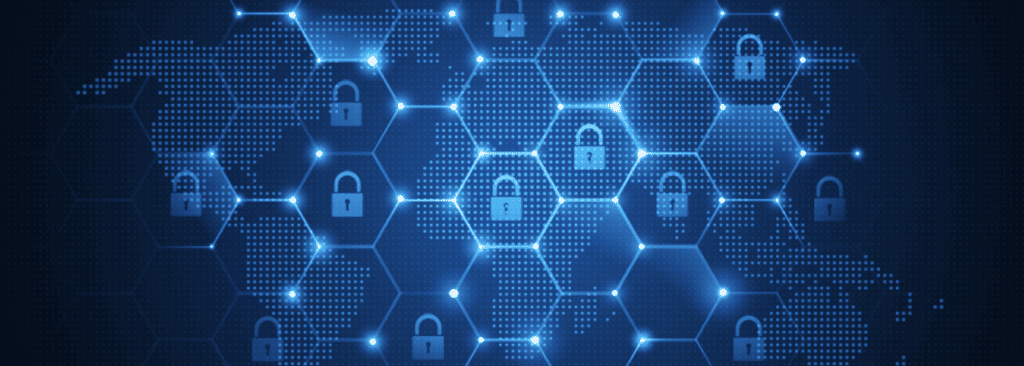 Cybersecurity Locks in Hexagons