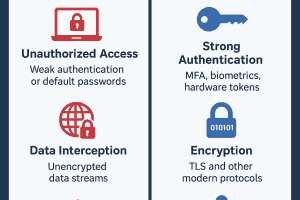 Infographic of M2M Threats and Countermeasures